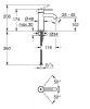 Grohe Essence Bateria umywalkowa bez korka brushed hard graphite 24172AL1